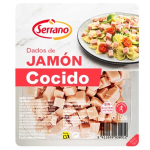 SERRANO Jamon cocido a dados 0.15kg