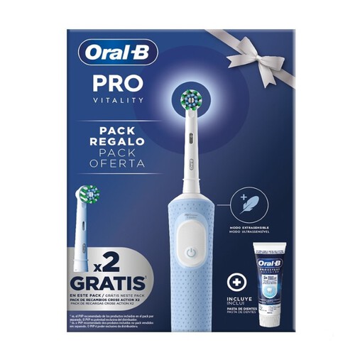 ORAL B Raspall elèctric amb 2 capçals + dentifrici