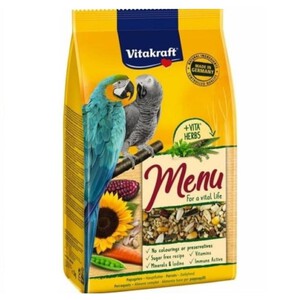 VITAKRAFT Comida menú vital para loros 1kg