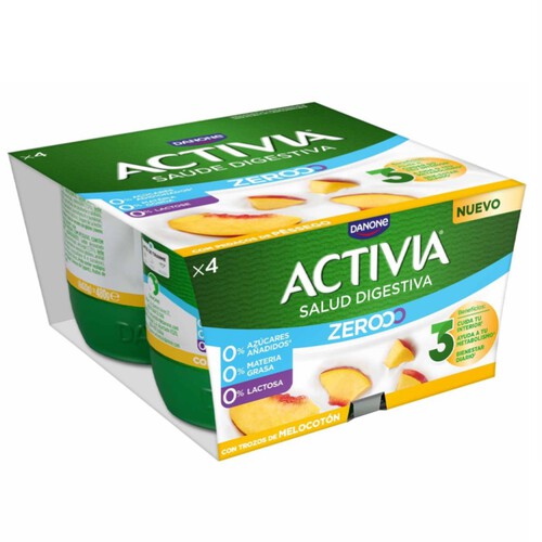 ACTIVIA Iogurt amb préssec Zerooo