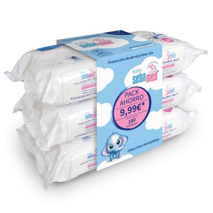 SEBAMED Toallitas húmedas para bebé 3 x 60 por envase