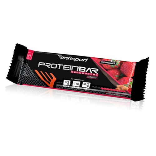 INFISPORT Barreta de proteïna de maduixa-xocolata