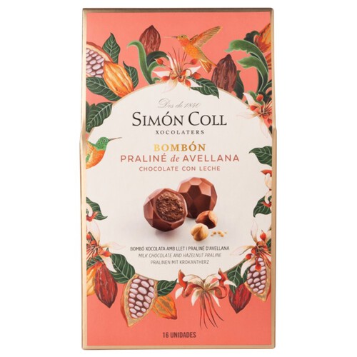 SIMON COLL Bombons de xocolata amb llet i praliné d'avellana