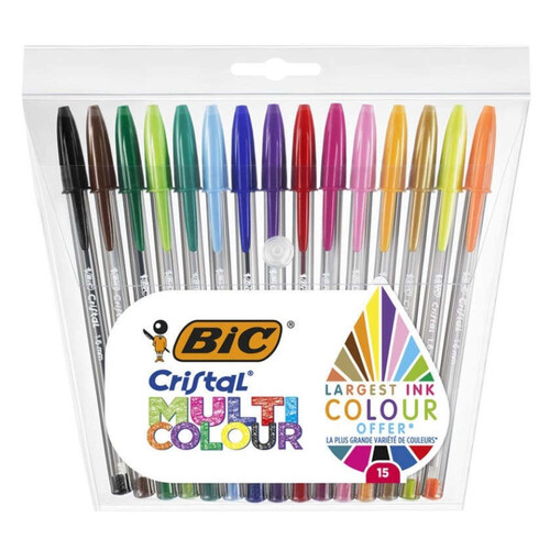 BIC Bolígrafs Cristal de colors