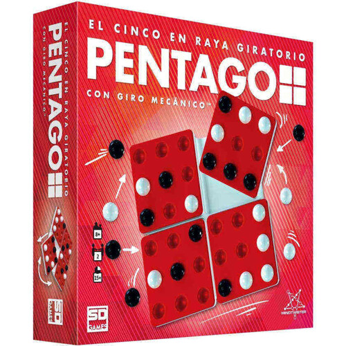 SD GAMES Cinc en ratlla giratori Pentago