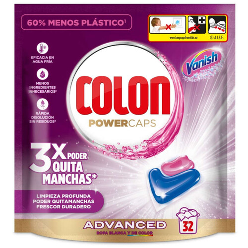 COLON Detergent Power Caps de 32 càpsules