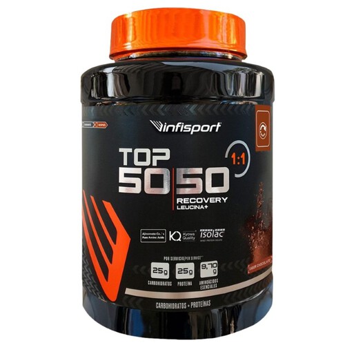 INFISPORT Proteïna en pols amb gust de xocolata Top 50/50 Recovery