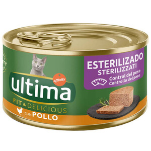 ULTIMA Comida de pollo para gato esterilizado Fit & Delicious 0.085kg