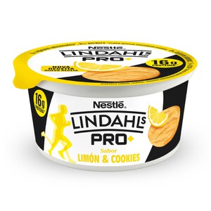 LINDAHLS Postre láctico de limón i galleta 0.16kg