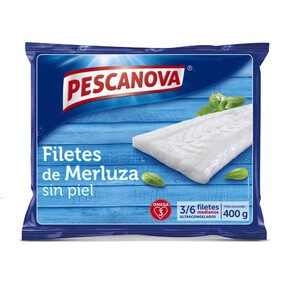 PESCANOVA Filete de merluza sin piel 0.4kg