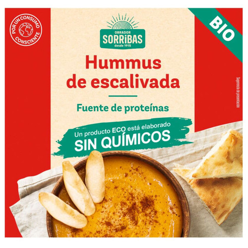 SORRIBAS Hummus d'escalivada ecològic