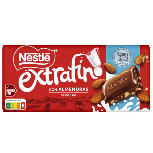 NESTLÉ EXTRAFINO Xocolata amb llet i ametlla