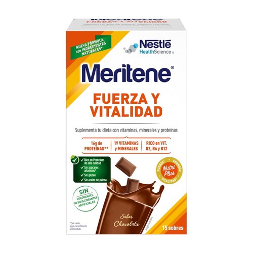 MERITENE Complement alimentari sabor xocolata