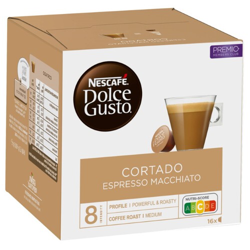 DOLCE GUSTO Càpsules de cafè tallat