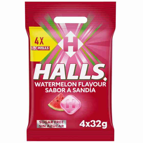 HALLS Caramels sense sucre sabor síndria