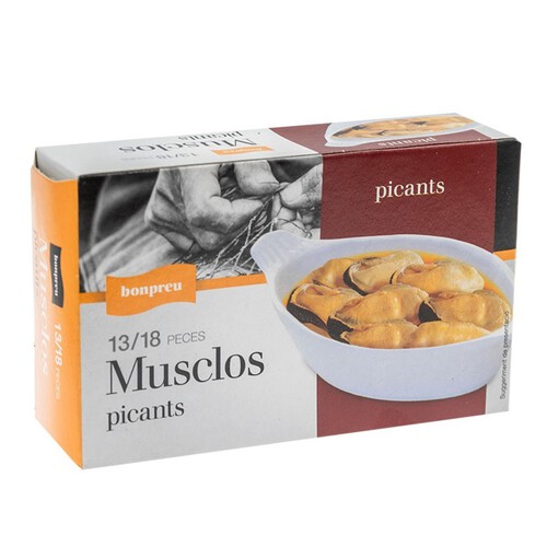 BONPREU Musclos picants 13/18