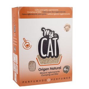 BENTONITA MYCAT Arena para gatos absorbente 4kg