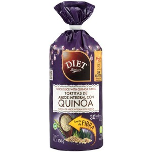 DIET RADISSON Pan de arroz integral con quinoa 0.13kg