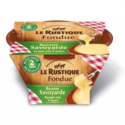 LE RUSTIQUE Formatge per fondue al microones