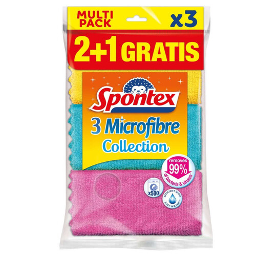 SPONTEX Baieta de microfibra multicolor