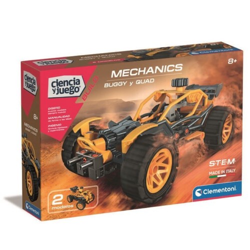 CLEMENTONI Joc de construcció Mechanics Buggy & Quad