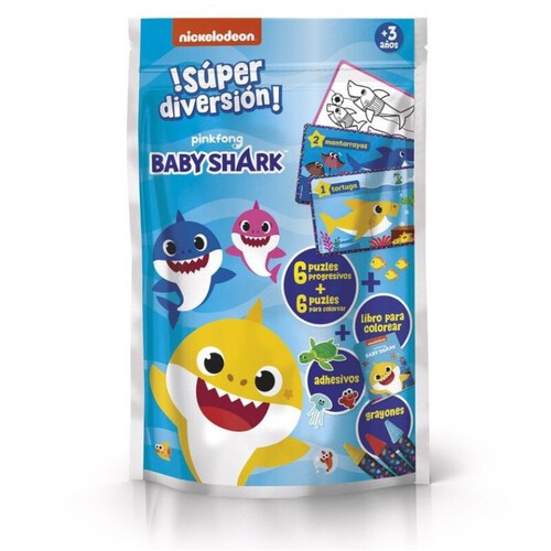 IMAGILAND Joc Bossa de jocs i activitats Baby Shark