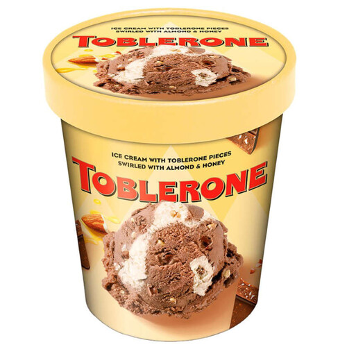 TOBLERONE Gelat de cacau amb mel i ametlla