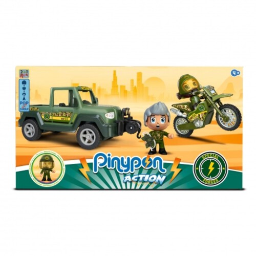 PINYPON Pack 2 vehicles i figura forces especials