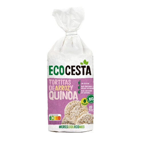 ECOCESTA Coquetes d'arròs i quinoa ecològiques