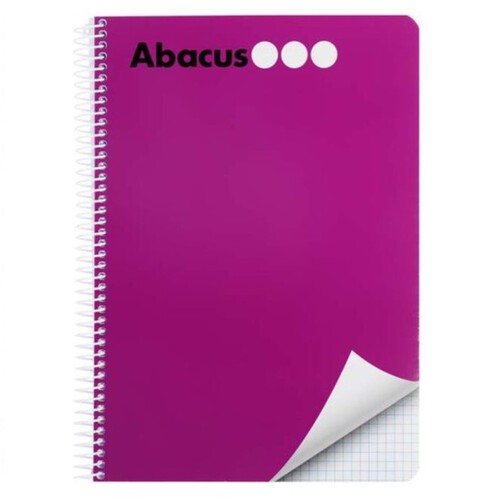 ABACUS Llibreta A5 de color lila de 80 fulls