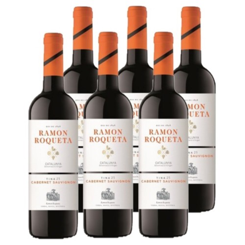 RAMON ROQUETA Caixa de vi negre Cabernet DO Catalunya Km0