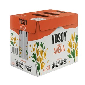 YOSOY Bebida de avena 6x1L en cartón 6L