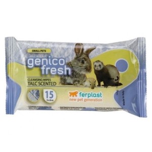 FERPLAST Toallitas higiénicas para roedor Genico Fresh 15 por envase