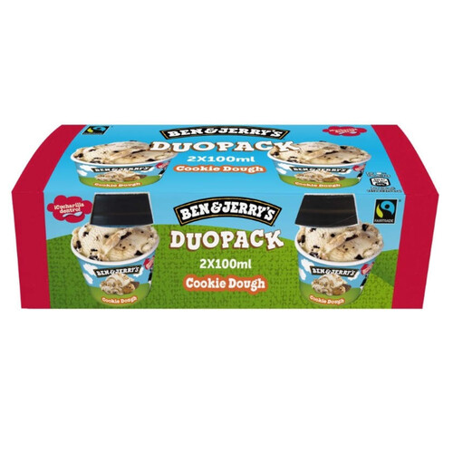 BEN&JERRY'S Gelat Cookie Dough Duopack