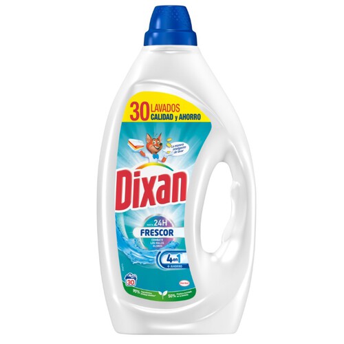 DIXAN Detergent líquid Frescor 4 en 1 de 30 dosis