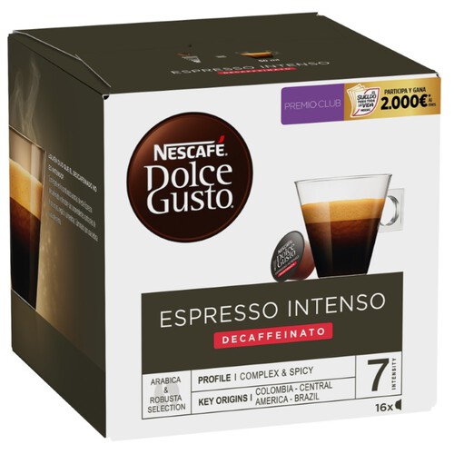 DOLCE GUSTO Càpsules de cafè descafeïnat intens