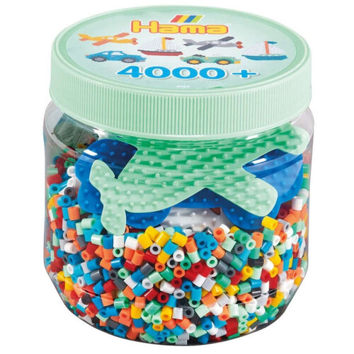 HAMA Peces mosaic color pastel