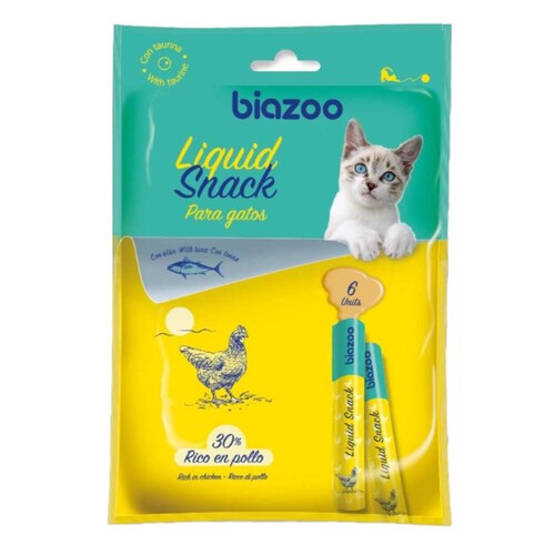 BIAZOO Snack líquid de pollastre per a gat