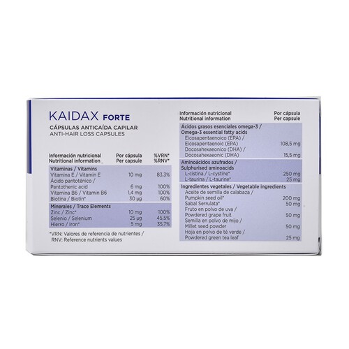 KAIDAX Tractament anticaiguda forte