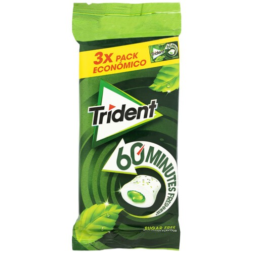 TRIDENT Xiclets d'herba bona