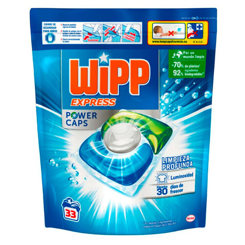 WIPP Detergent líquid de 33 càpsules