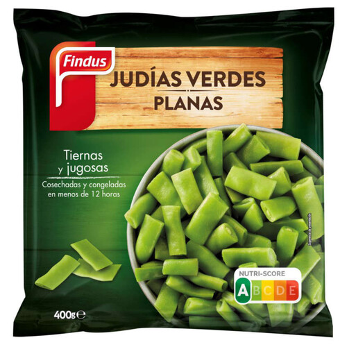 FINDUS Mongetes verdes planes