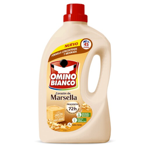 OMINO BIANCO Detergent Líquid Marsella de 45 dosis