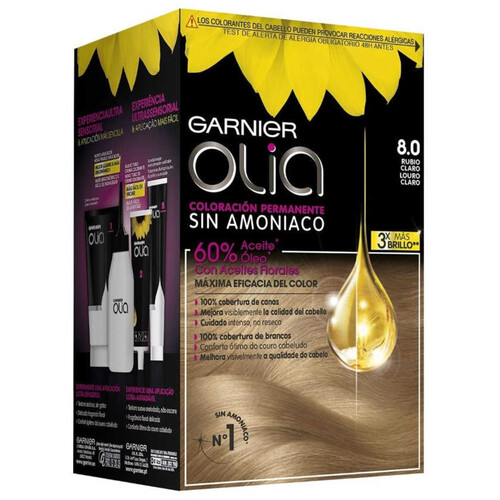 OLIA Tint de color ros clar nº8