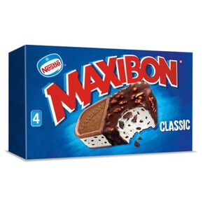 MAXIBON Helado maxibon de nata 4 x 0.096kg