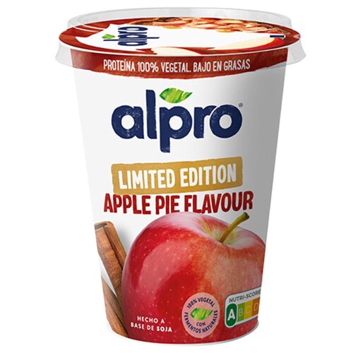 ALPRO Producte vegetal de soja amb pastís de poma