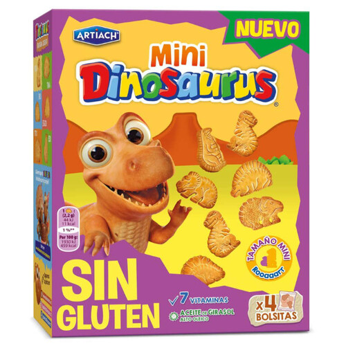 ARTIACH Galetes sense gluten Mini Dinosaurus