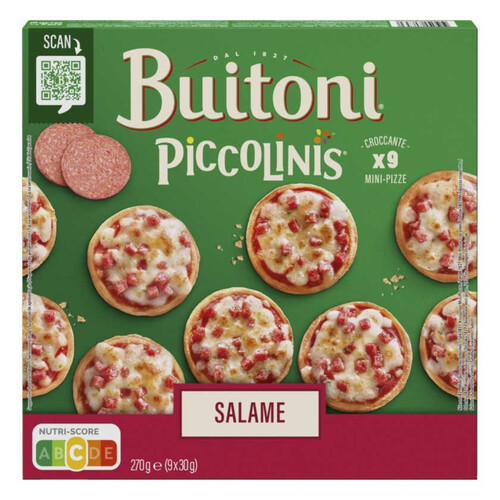 PICCOLINIS Mini pizzes de salami