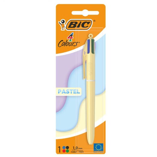 BIC Bolígraf de 4 colors en 1 Pastel