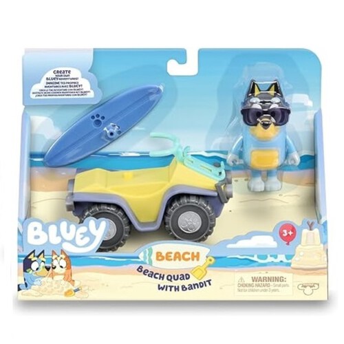 BLUEY Figura amb vehicle